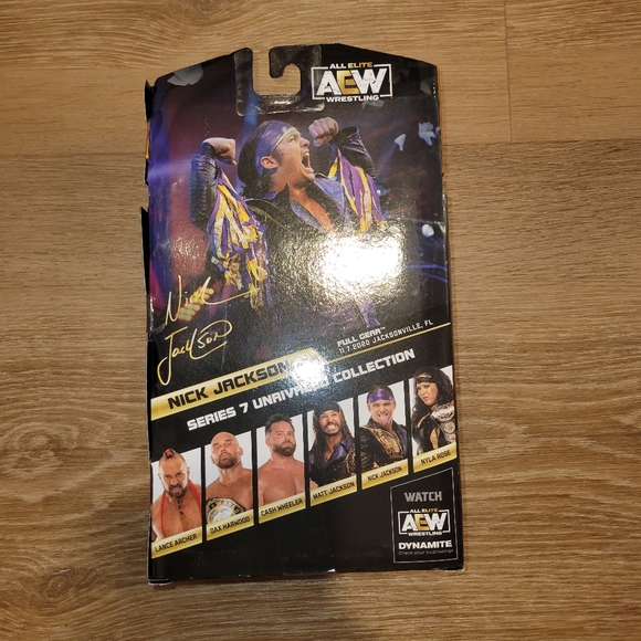 All Elite AEW Wrestling Series 7 Unrivaled Collection #57 Nick Jackon New - Picture 6 of 8